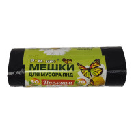 Пакеты д/мусора 30л (20шт) Ромашка Премиум ПНД 50х60см 30/20/40-Э - фото - 1