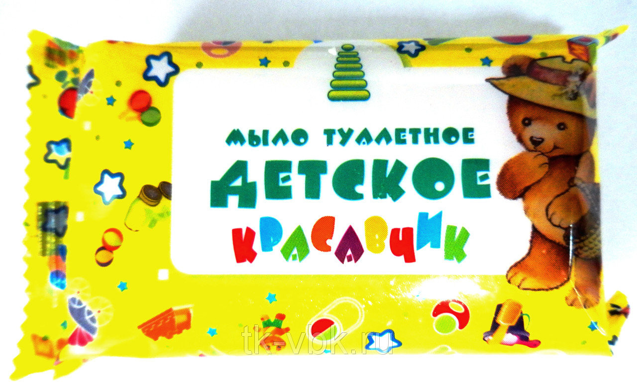 Мыло туал 100г Детское Красавчик в цв об - фото - 1