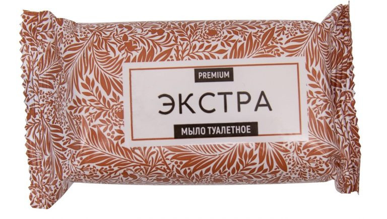 Мыло туал 100г Экстра в прозр об Калужский МЗ - фото - 1