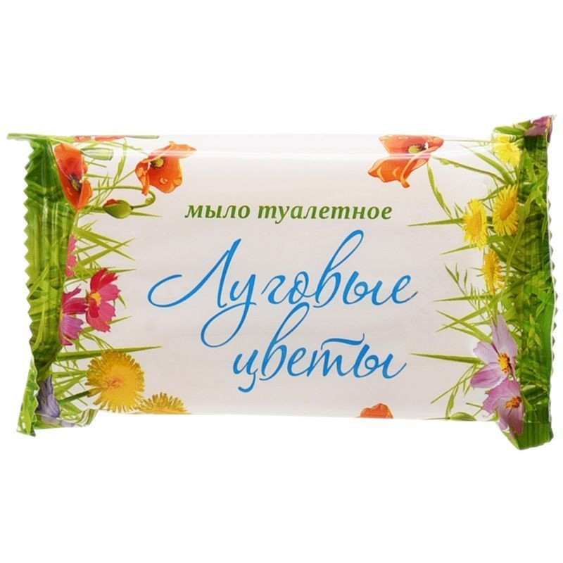 Мыло туал 90г Луговые цветы стандарт в об ММЗ - фото - 1
