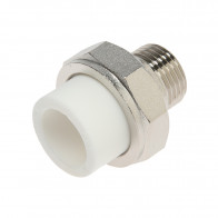 Муфта разъемная с НР 20*1/2PPRC - 1 Муфта разъемная с НР 20*1/2PPRC - фото - 1