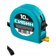 Рулетка 10м*25мм СИБИН в пластиковом корпусе - 1 Рулетка 10м*25мм СИБИН в пластиковом корпусе - фото - 1