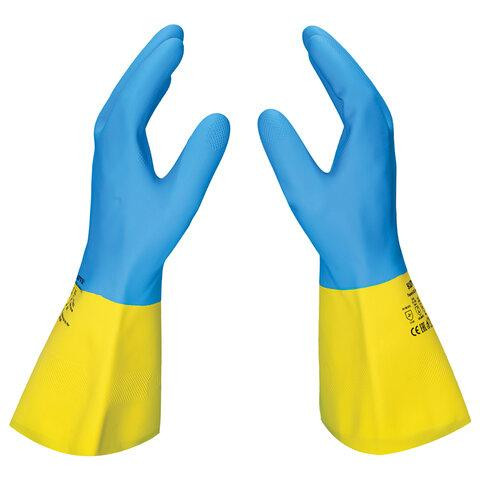 Перчатки неопрен КЩС 1 Дуэт (CB-F-06) р-р 9-9,5 - фото - 1