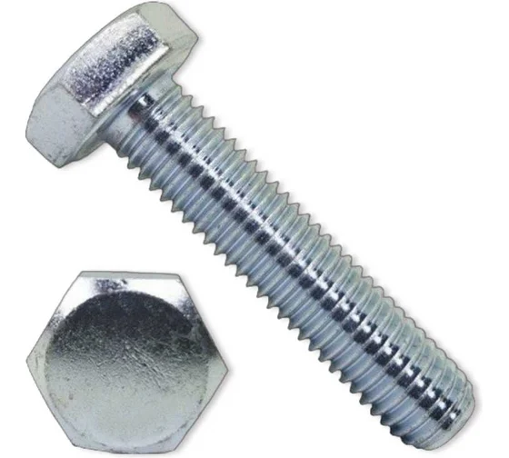 Болт М10*100 цинк DIN 933 - фото - 1