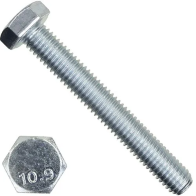 Болт М20*100 цинк DIN933 - фото - 1