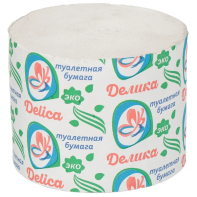 Бумага туалетная Делика ЭКО 45м без втулки (32шт/уп) - фото - 1